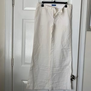 Martin + OSA flared white pants